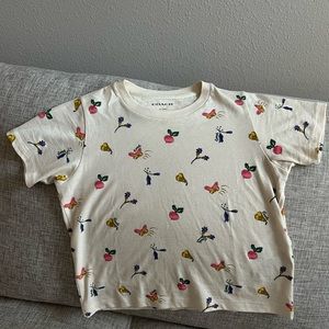 FLORAL CROP TOP - XS